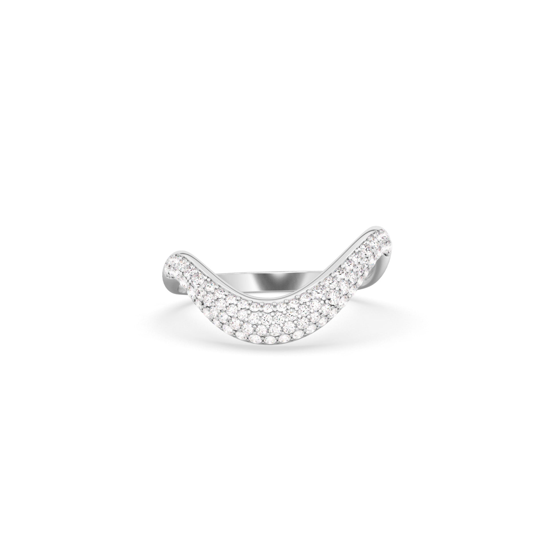 Clara Ring Thick Pavé