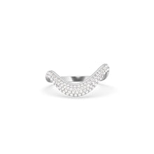 Load image into Gallery viewer, Clara Ring Thick Pavé
