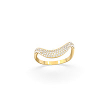 Load image into Gallery viewer, Clara Ring Thick Pavé
