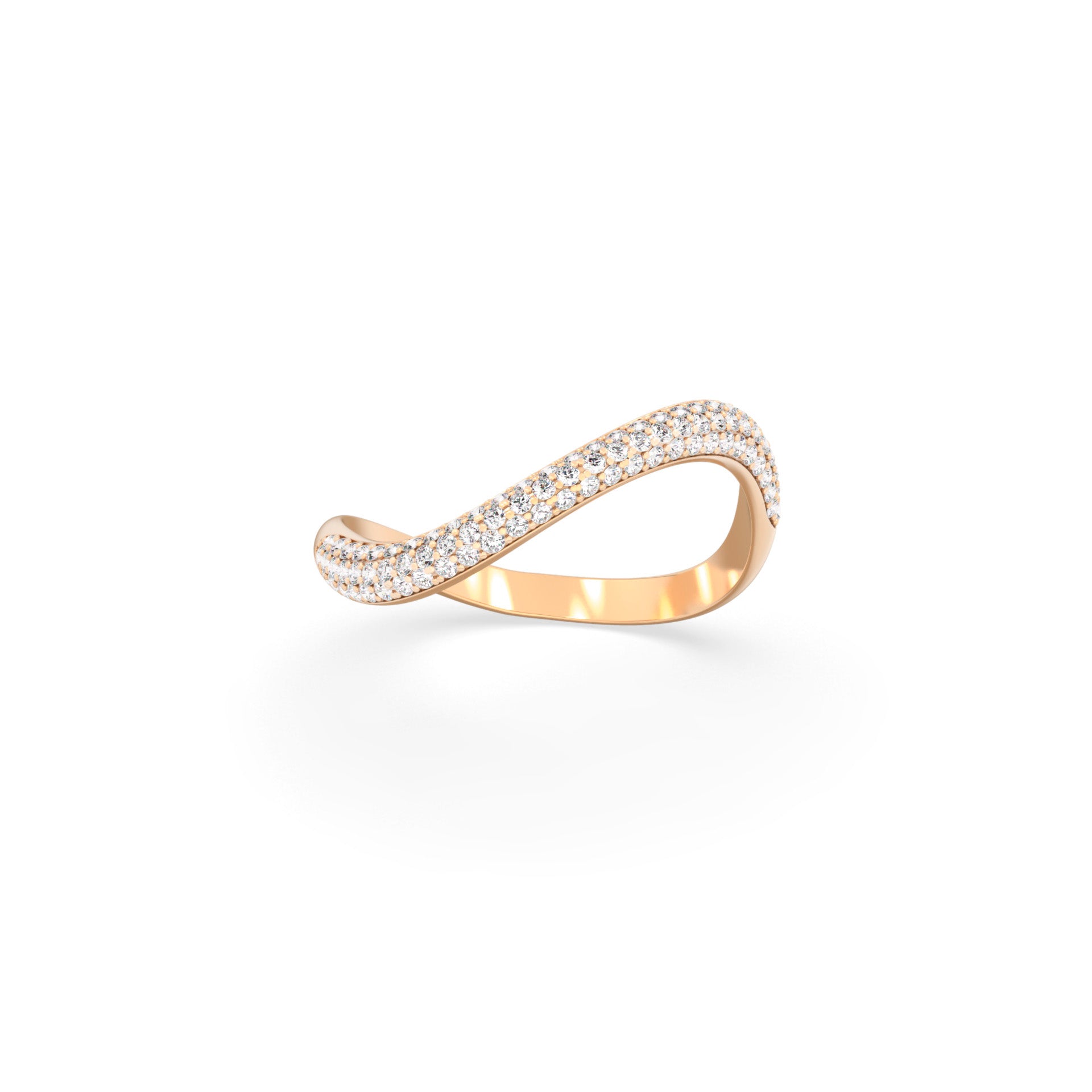 Clara Ring Thin Pavé