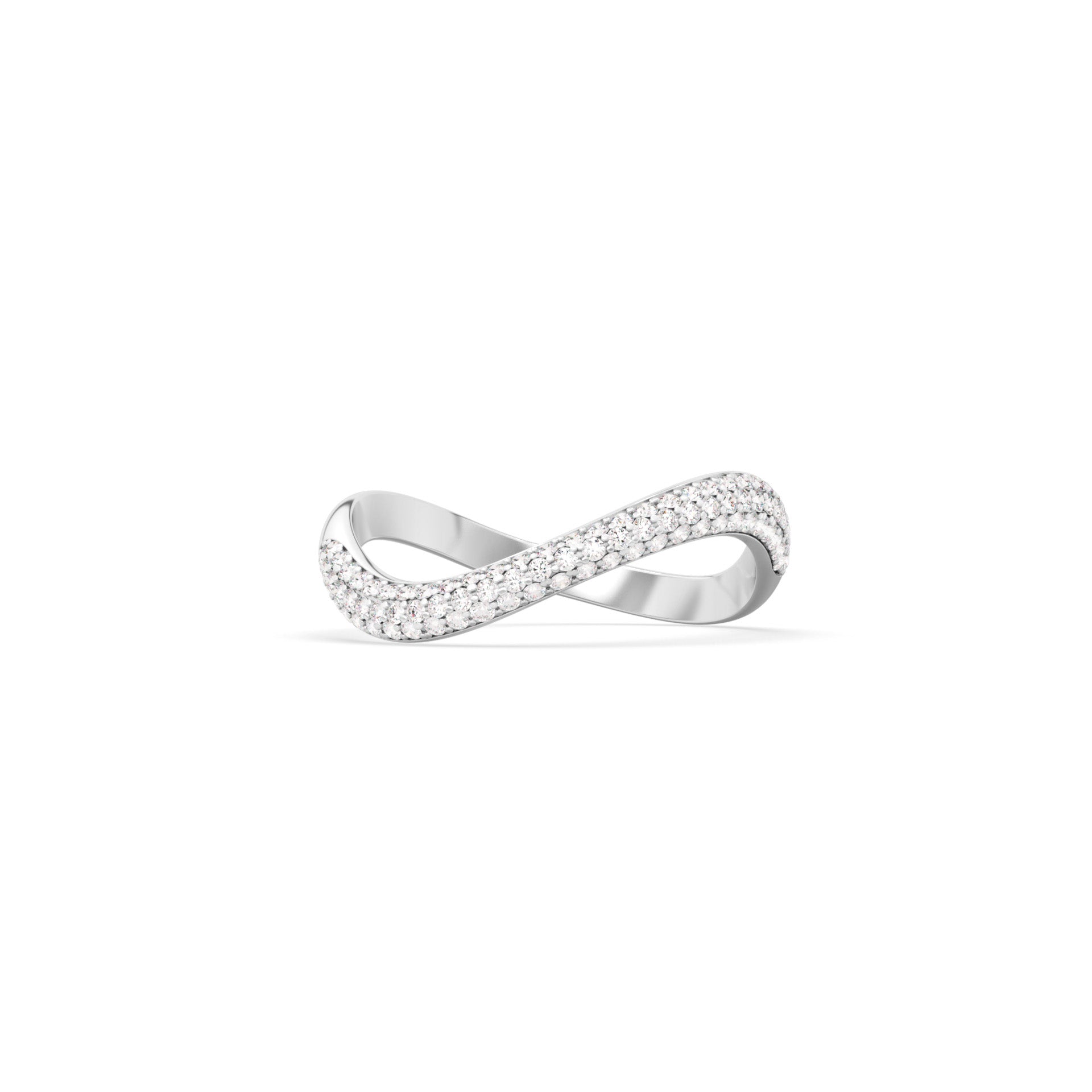 Clara Ring Thin Pavé