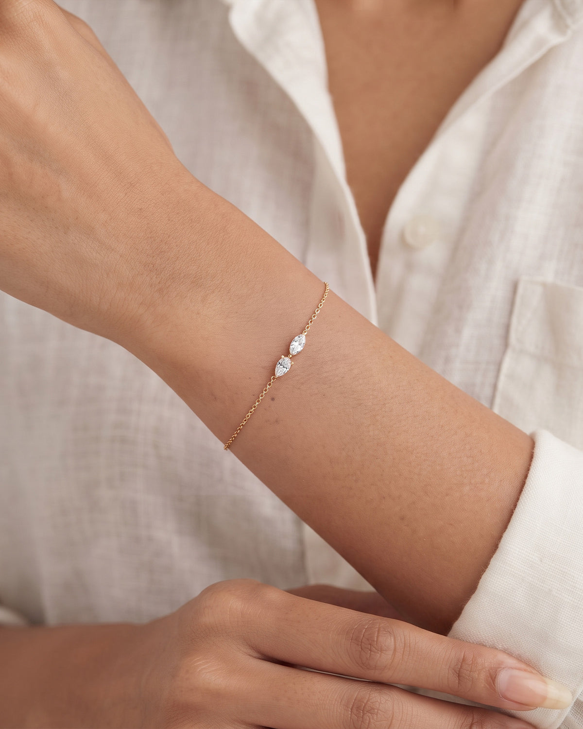Pear & Marquise Bracelet - Arter Jewelry