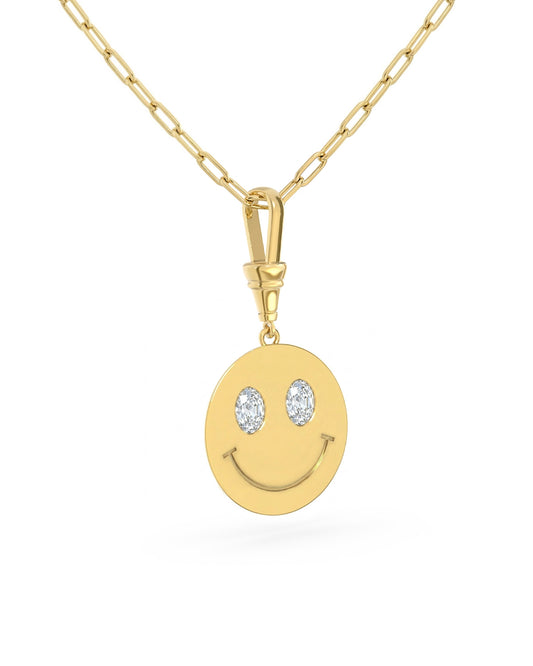 Smiley Pendant - Oval Eyes