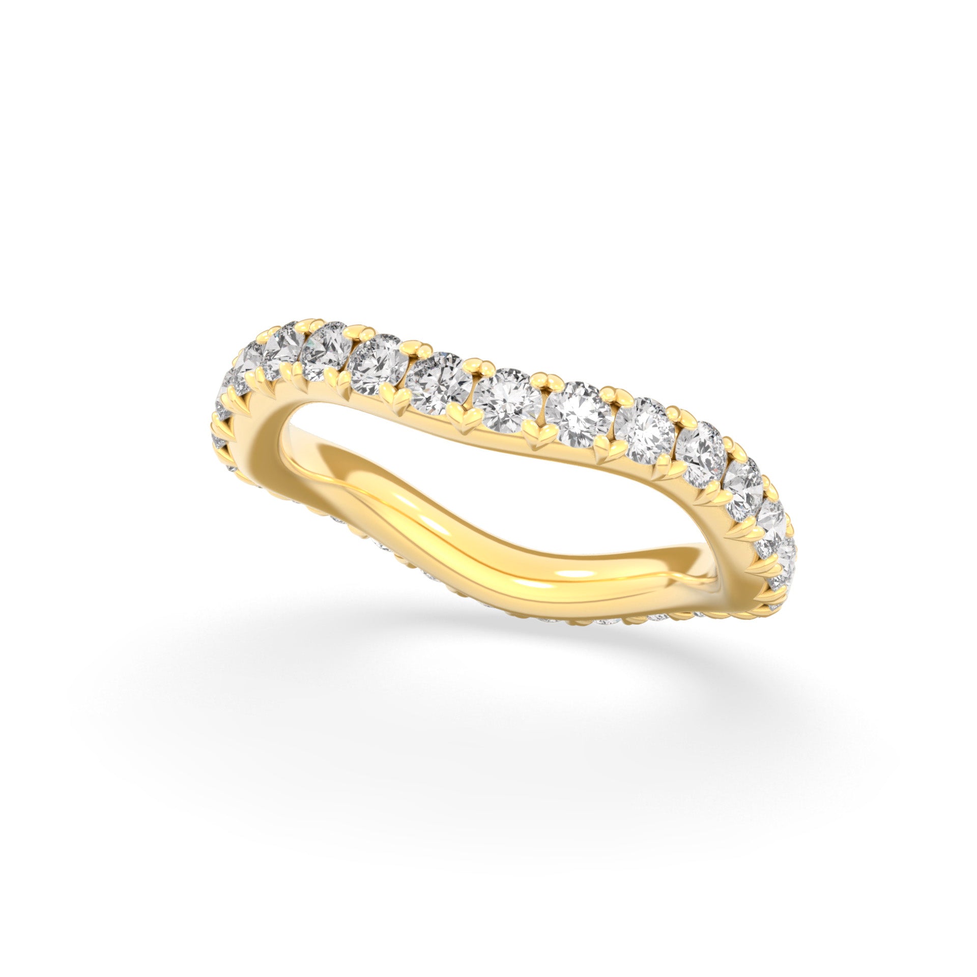 Spaghetti Diamond Ring