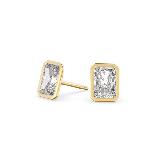 Radiant Cut Studs - Arter Jewelry