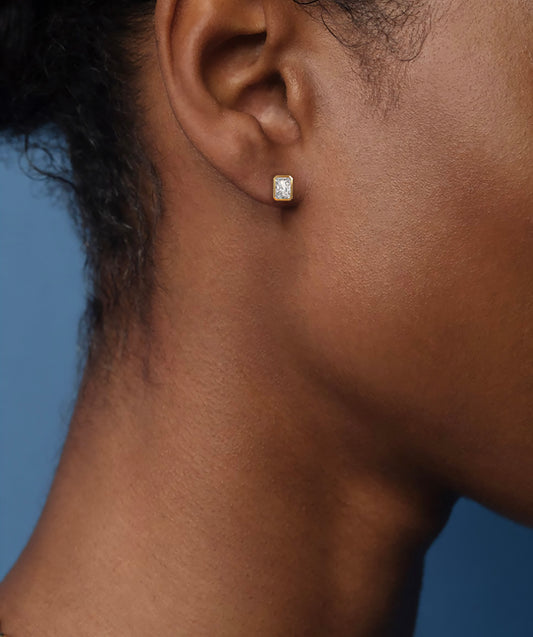 Radiant Cut Studs - Arter Jewelry