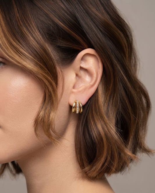 Triple Hoop Earrings - Arter Jewelry