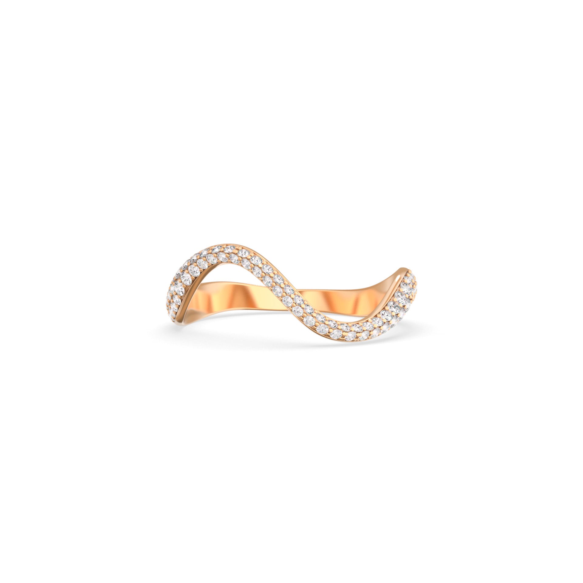 Flow Ring Pavé