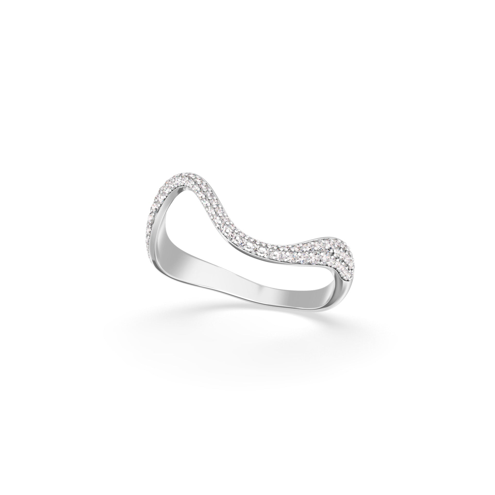 Flow Ring Pavé