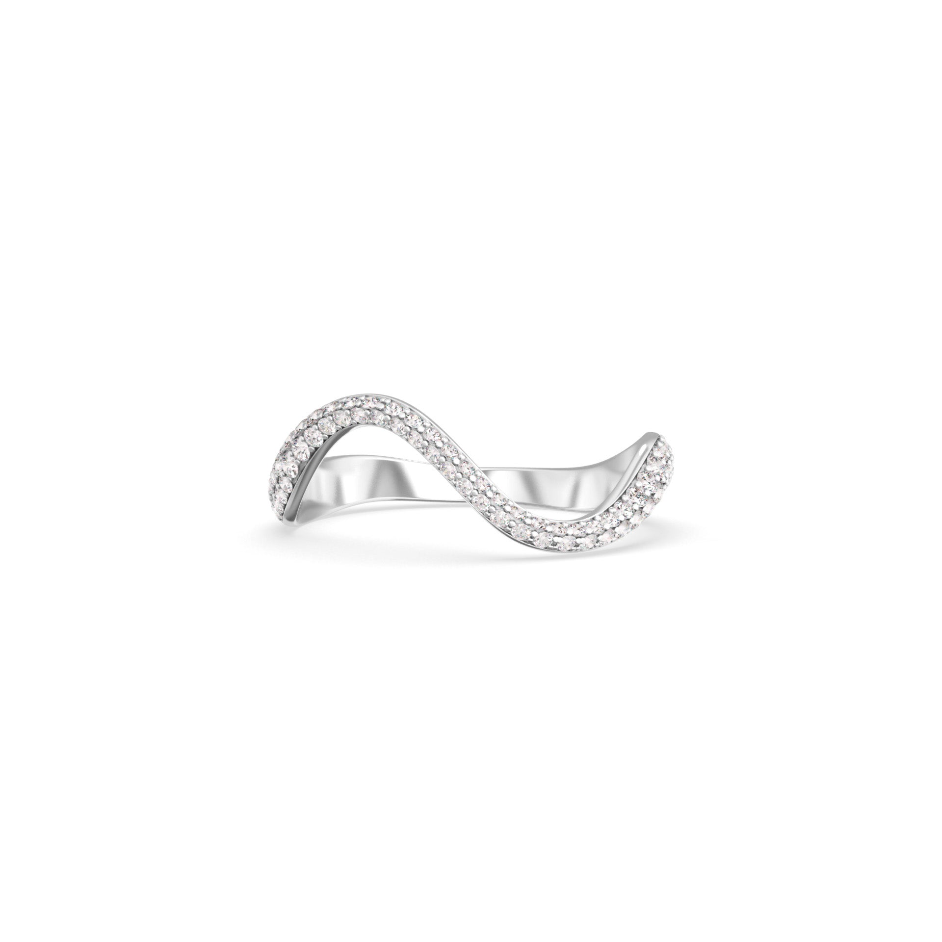Flow Ring Pavé