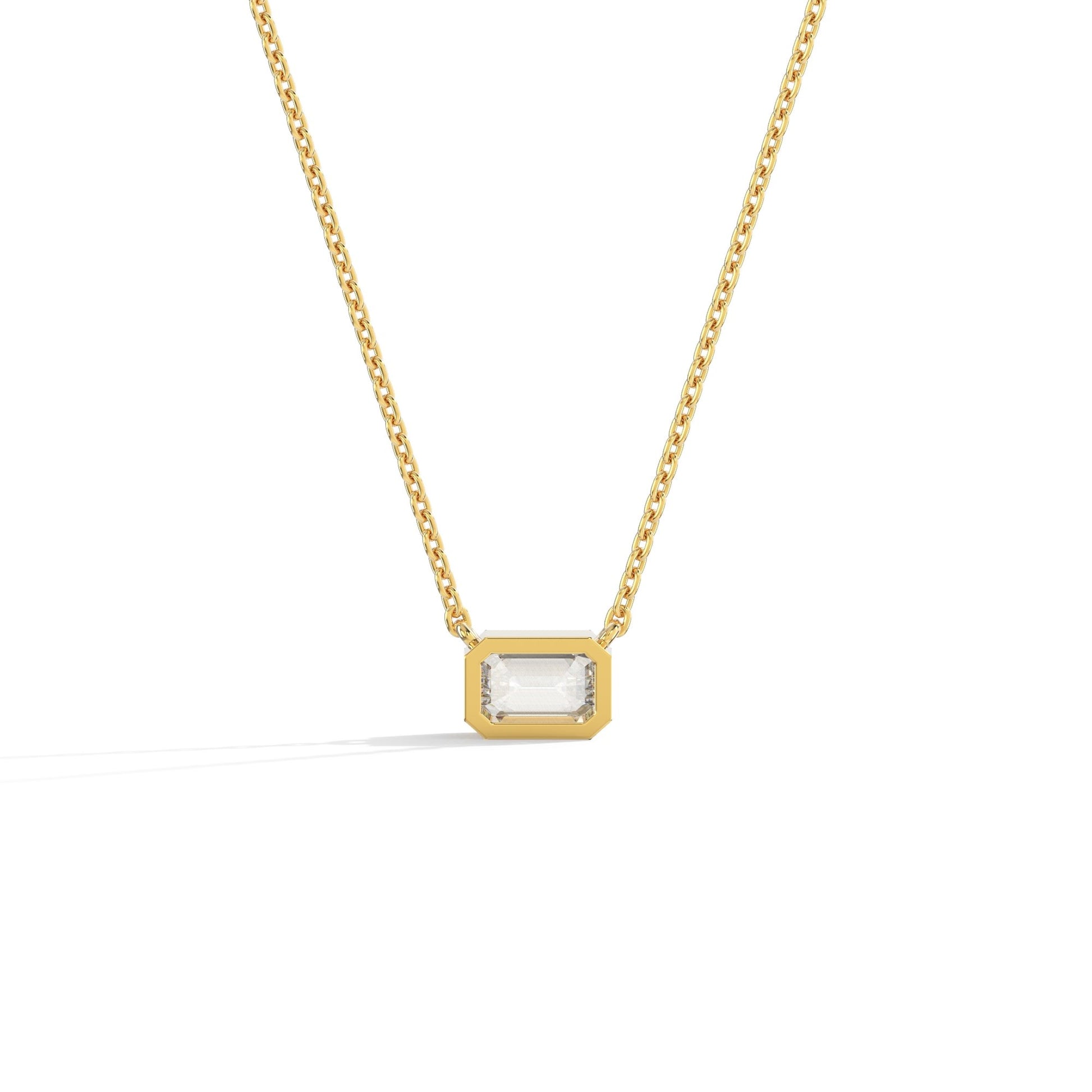 Emerald Cut Pendant