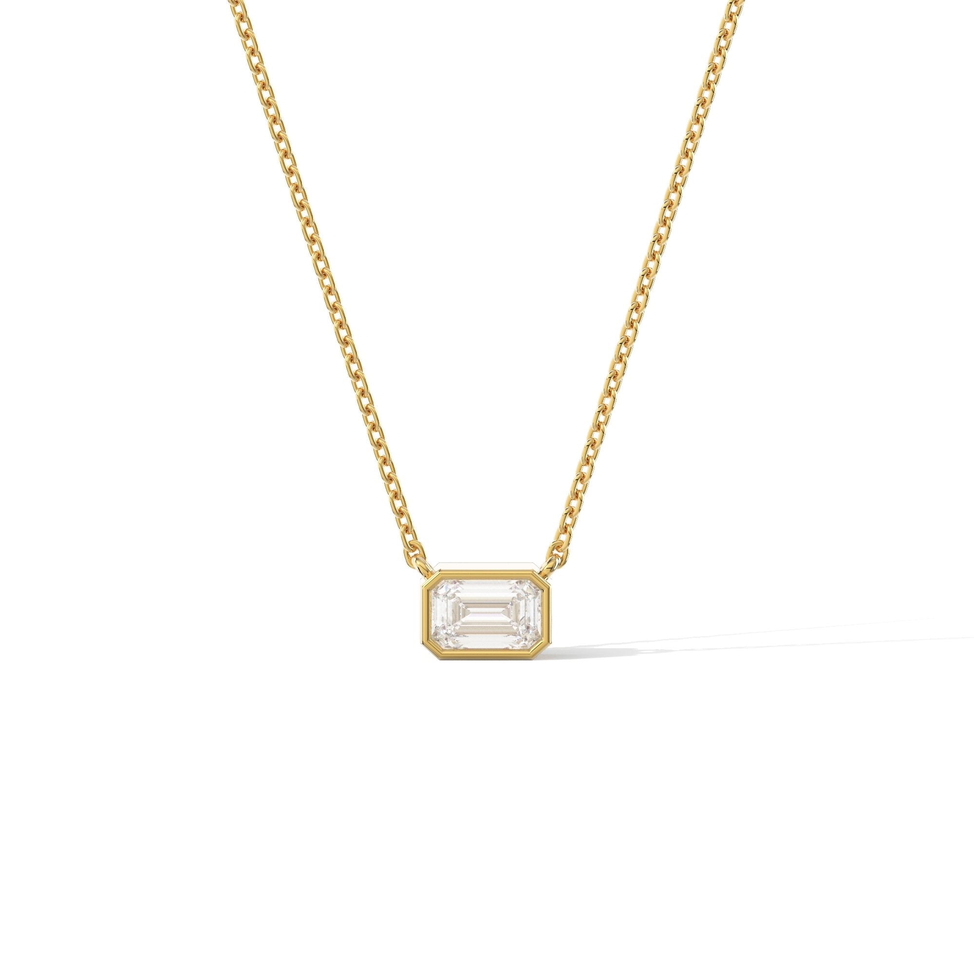 Emerald Cut Pendant