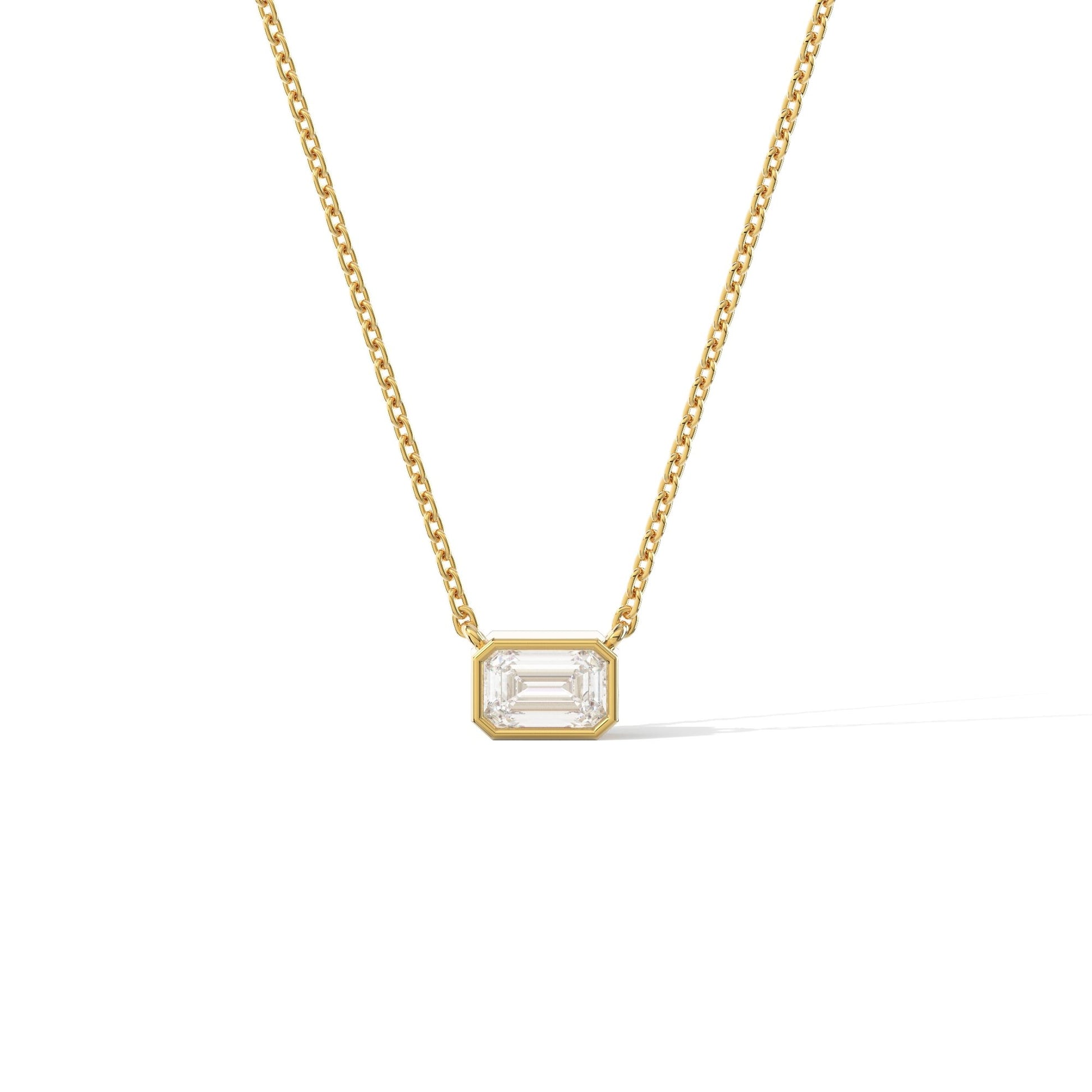 Emerald Cut Pendant